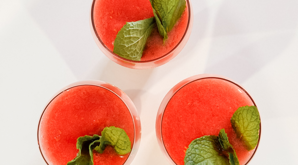 Summer in a glass: Raspberry and Cranberry Gin Froze